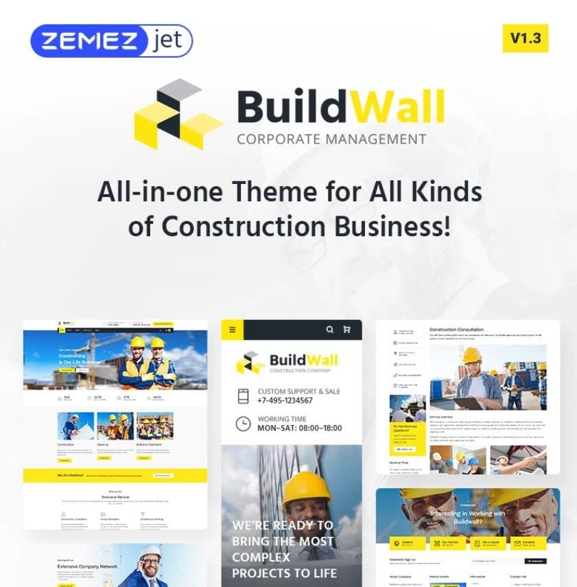 wordpress themes buildwall