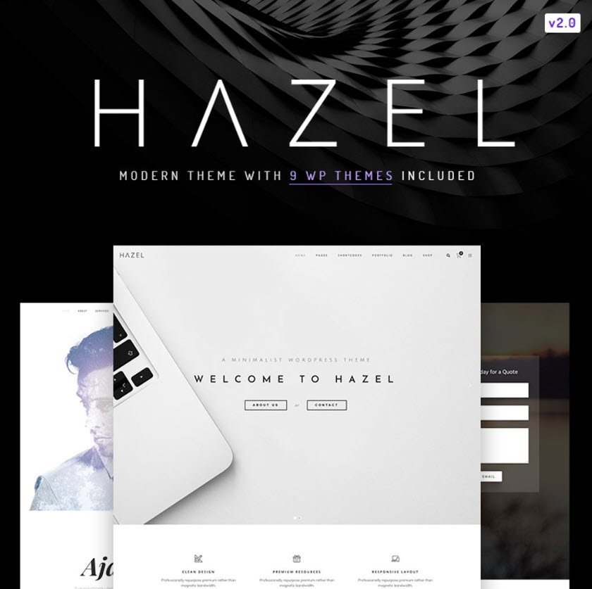 wordpress theme hazel