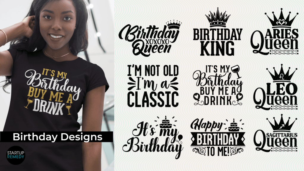 Birthday SVG Designs