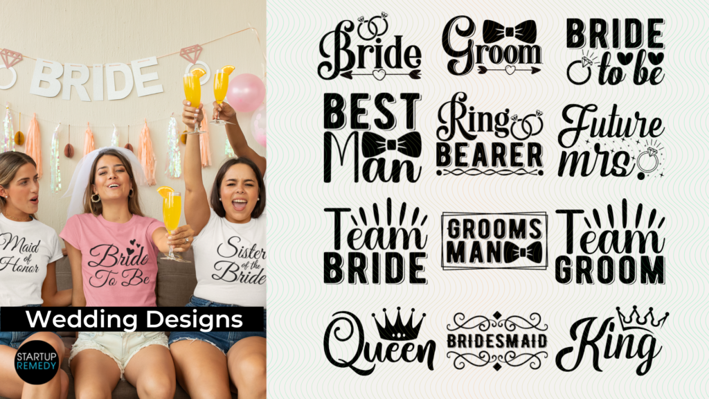 Wedding SVG Designs