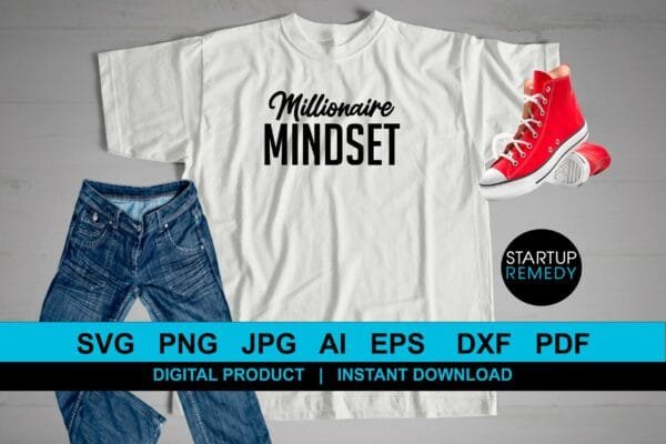 Millionaire Mindset Entrepreneur Svg - Image 3