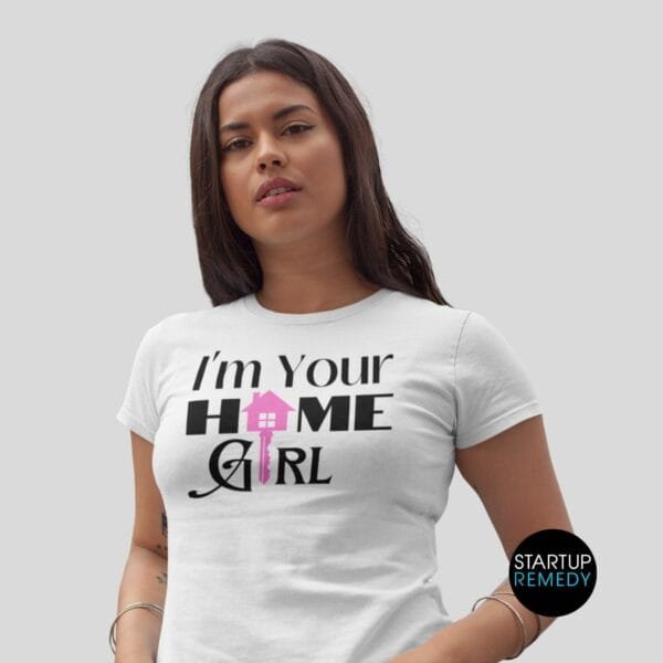 I'm Your Home Girl Pink House Key SVG