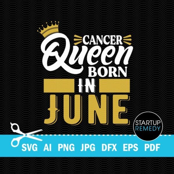 Gemini Queen Born In June SVG - Image 2