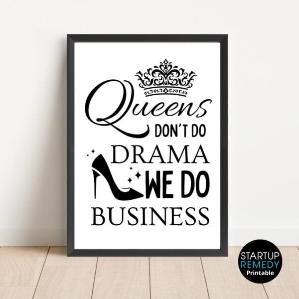 Business Wall Art: Entreprene, Hustle, Girl Boss, Queens - Image 4