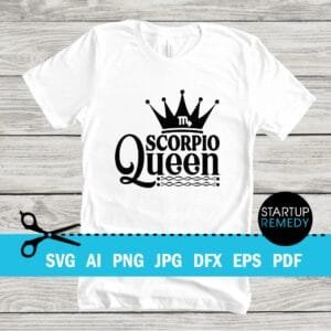 Scorpio Queen SVG