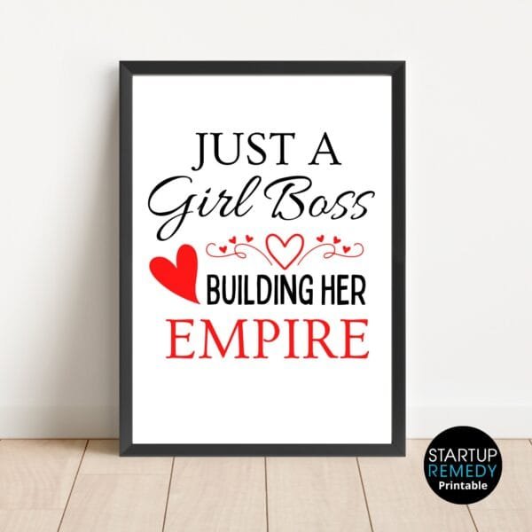 Entrepreneur Wall Art: Business, Hustle, Girl Boss, Queens - Image 5