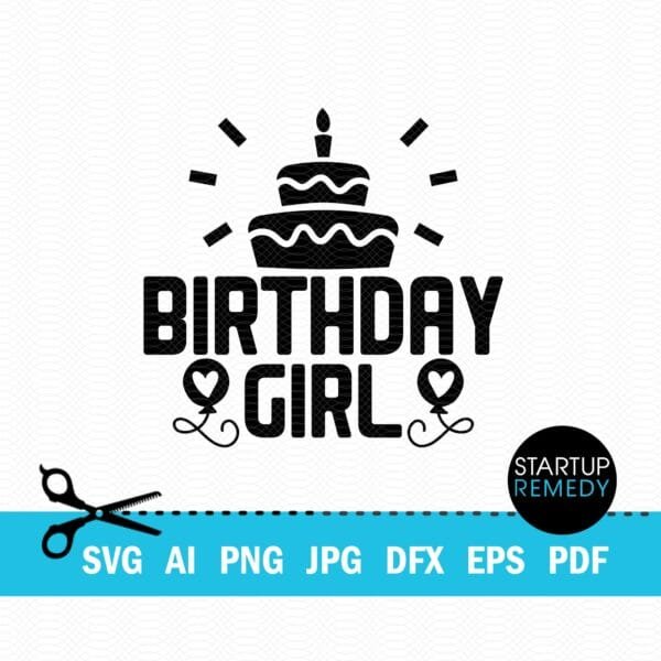 Birthday Girl SVG - Image 2