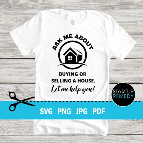 Ask Me About Buying or Selling a House SVG Bundle - Image 2