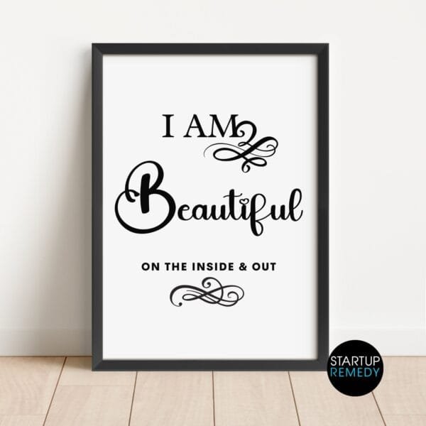 Inspirational Affirmation Wall Art Collection: Set of 6 Prints - Image 6