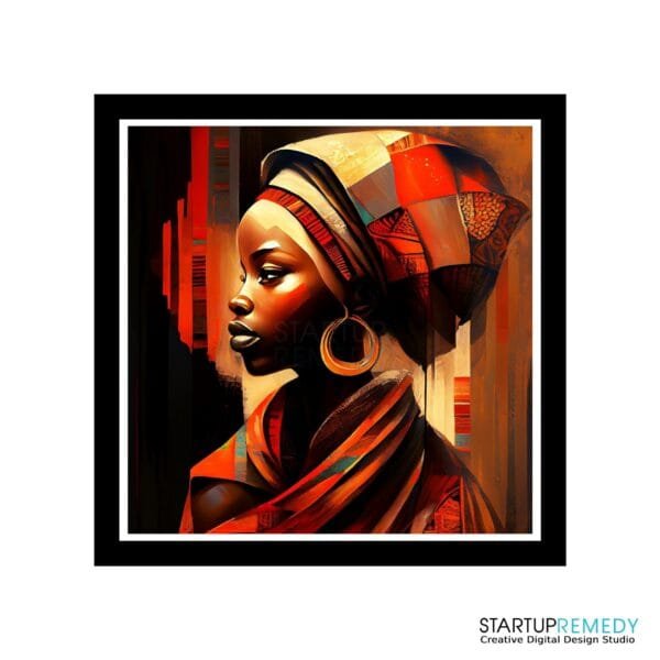Empowering Essence: Black Wall Art - Image 2