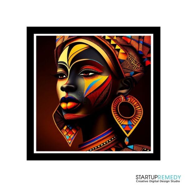 Soulful Eyes: Black Wall Art - Image 2