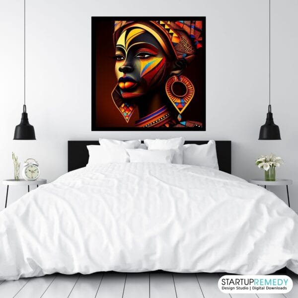 Soulful Eyes: Black Wall Art - Image 7