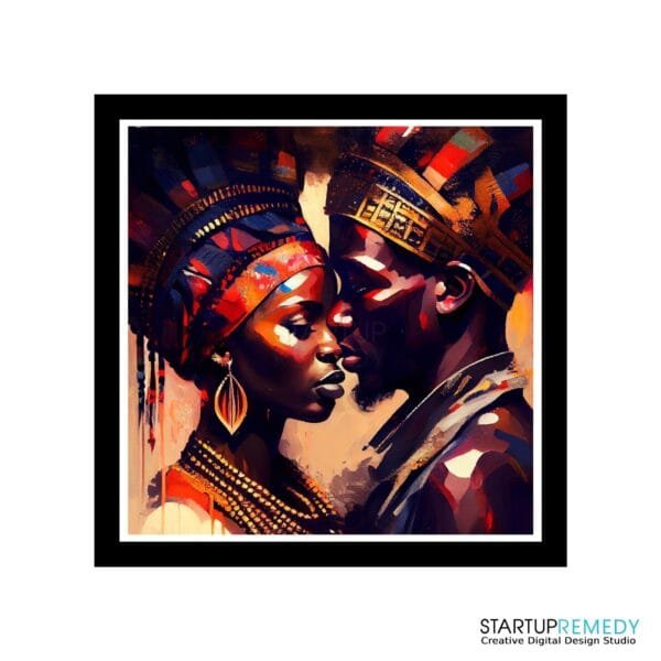 Eternal Harmony: Black Wall Art - Image 2