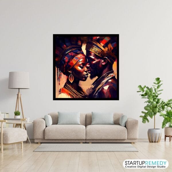 Eternal Harmony: Black Wall Art