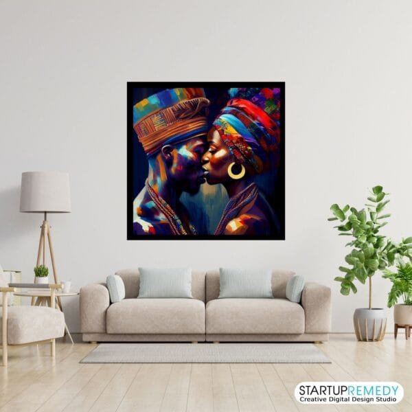Radiance of Respect: Black Wall Art