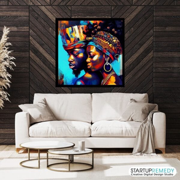 I Got Your Back: Black Wall Art - Image 4