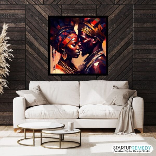 Eternal Harmony: Black Wall Art - Image 4