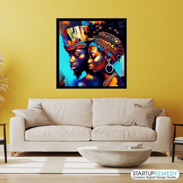 I Got Your Back: Black Wall Art - Image 5