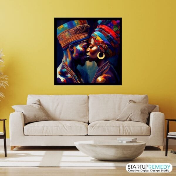 Radiance of Respect: Black Wall Art - Image 5