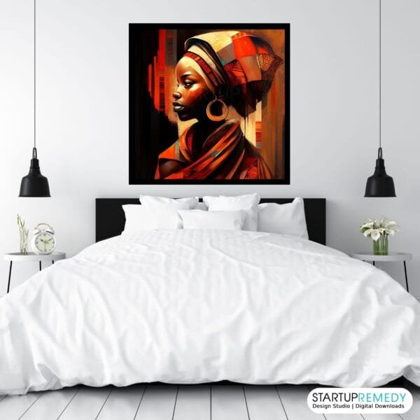Empowering Essence: Black Wall Art - Image 6