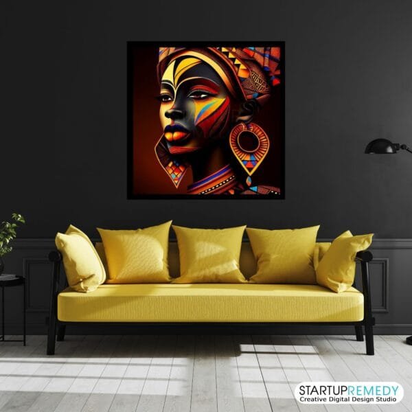 Soulful Eyes: Black Wall Art - Image 6