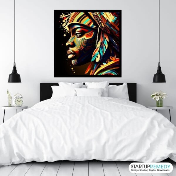 Tribal Connection: Black Wall Art - Image 7