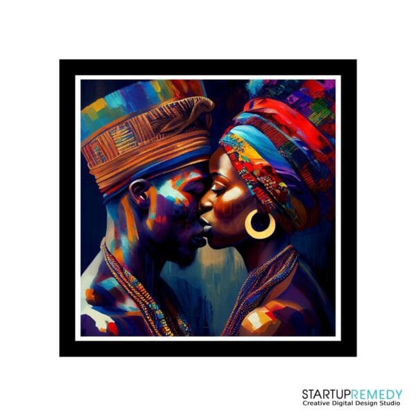 Radiance of Respect: Black Wall Art - Image 2