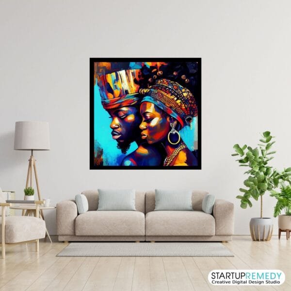 I Got Your Back: Black Wall Art