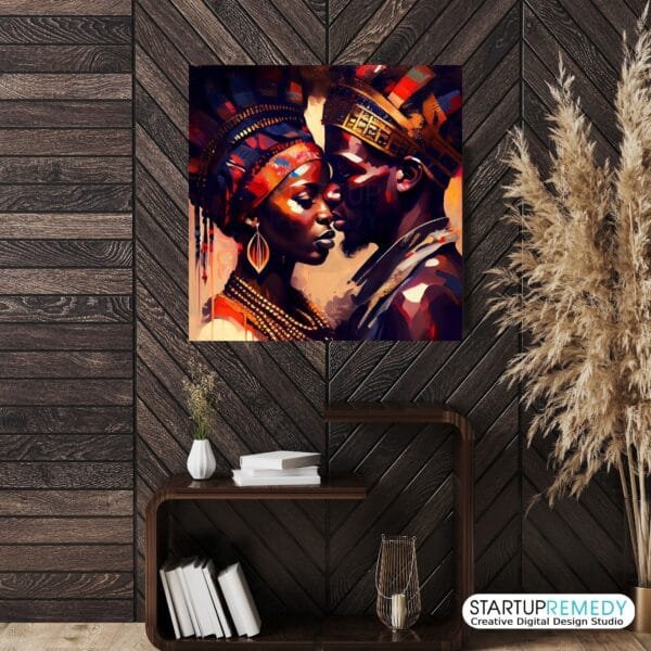 Eternal Harmony: Black Wall Art - Image 3