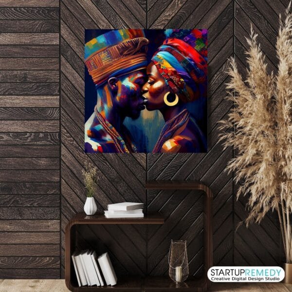 Radiance of Respect: Black Wall Art - Image 3