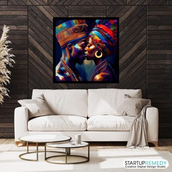 Radiance of Respect: Black Wall Art - Image 4
