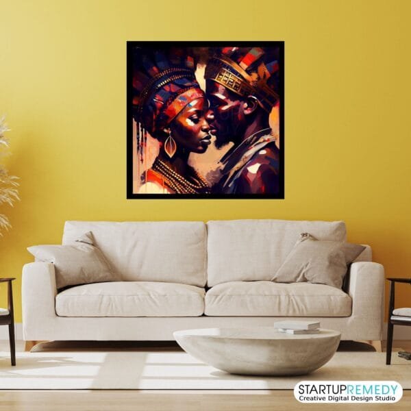 Eternal Harmony: Black Wall Art - Image 5