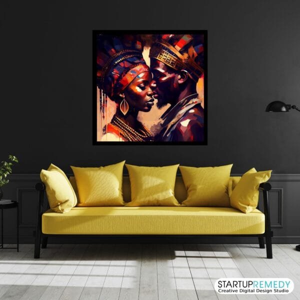 Eternal Harmony: Black Wall Art - Image 6