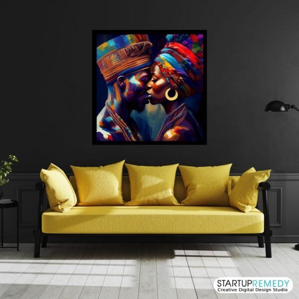 Radiance of Respect: Black Wall Art - Image 6