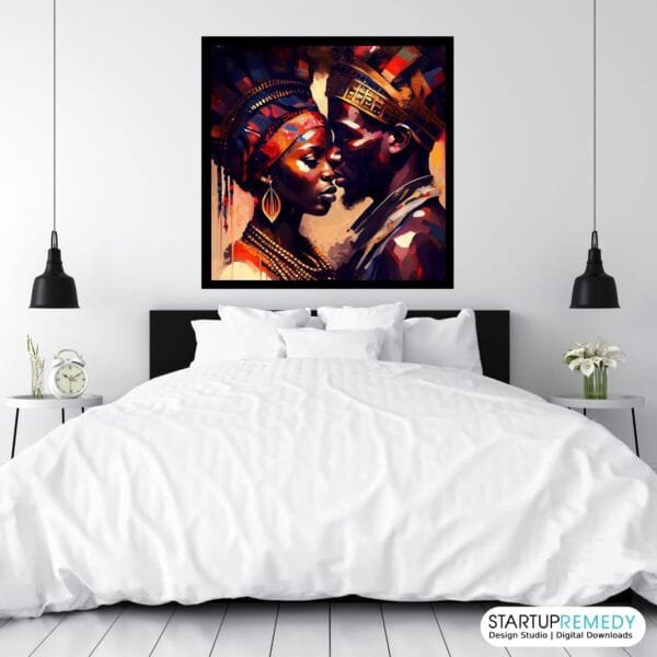 Eternal Harmony: Black Wall Art - Image 7