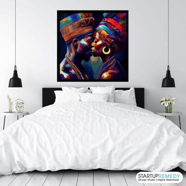 Radiance of Respect: Black Wall Art - Image 7